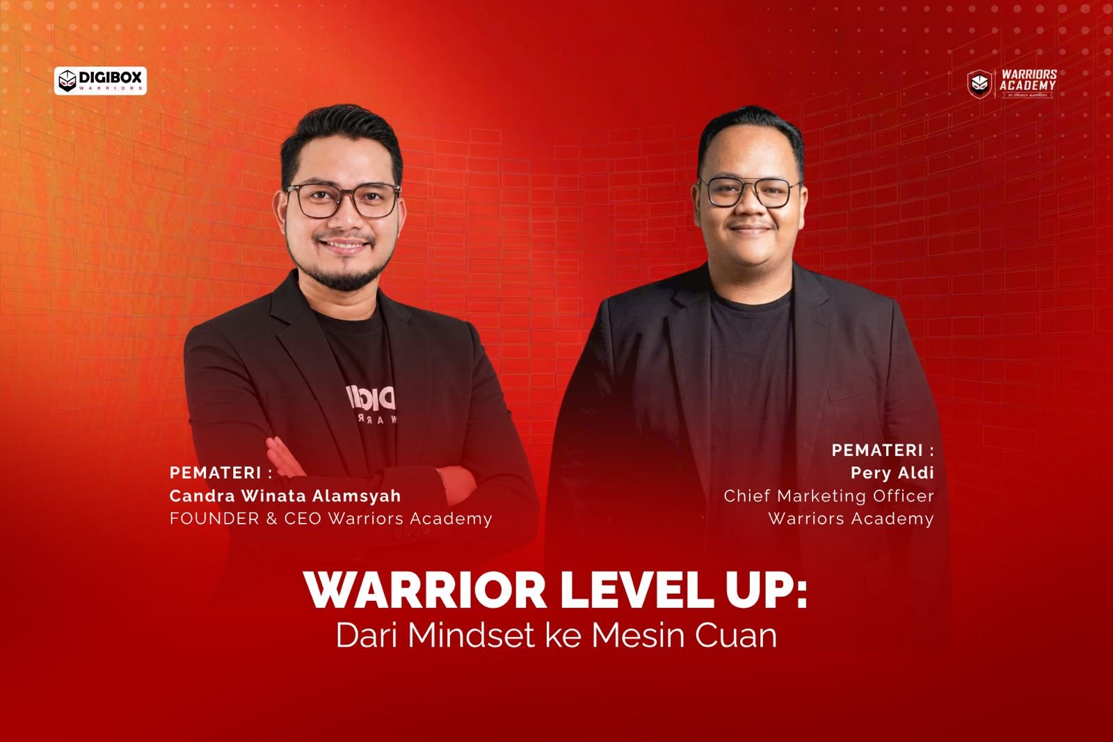 Webinar Series :  Dari Mindset Ke Mesin Cuan