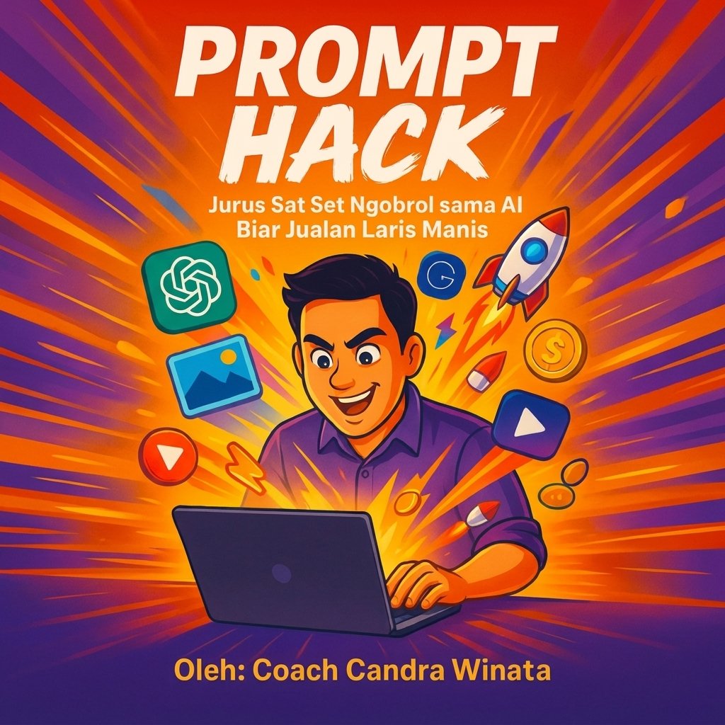 Ebook Prompt Hack: Jurus Sat Set Ngobrol sama AI Biar Jualan Laris Manis